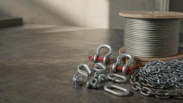 Wire, kæder & sjækler