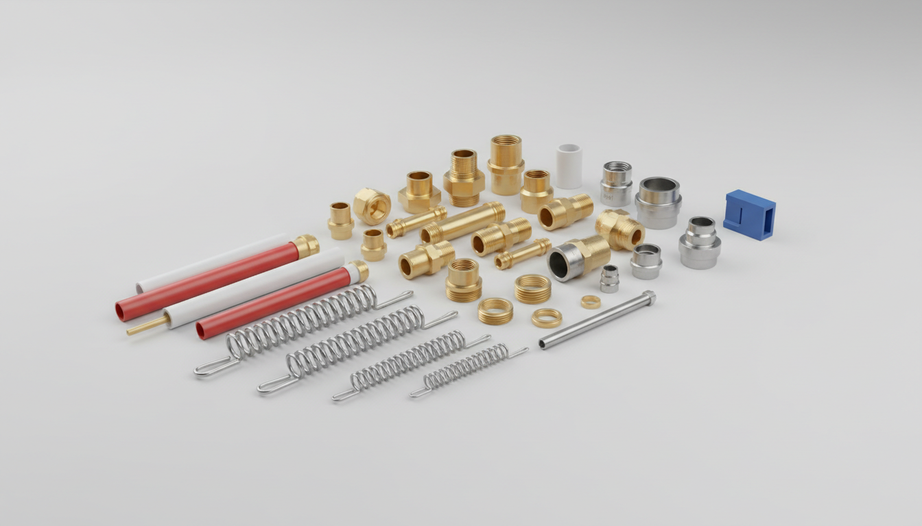 Bukkefjedre og fittings